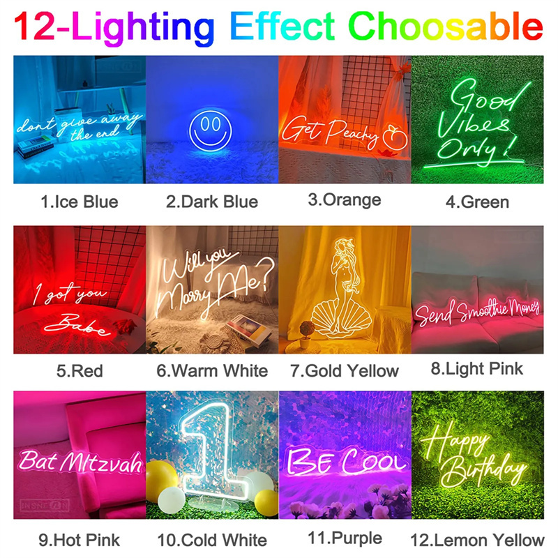 Custom Name Neon Sign Dimmable - Neon Sign Party ulasan dan harga