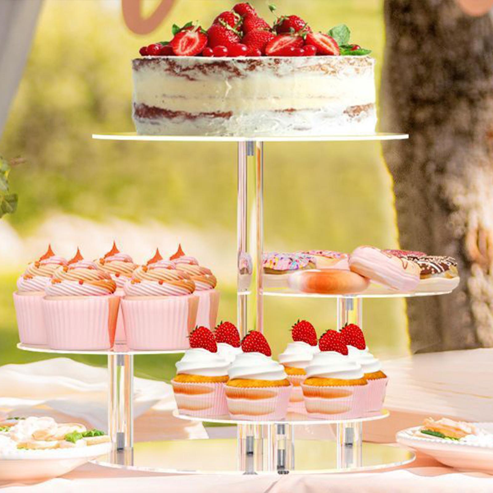 Cupcake Holder Stand Acrylic 4 - Cupcake Stand Tier ulasan dan harga