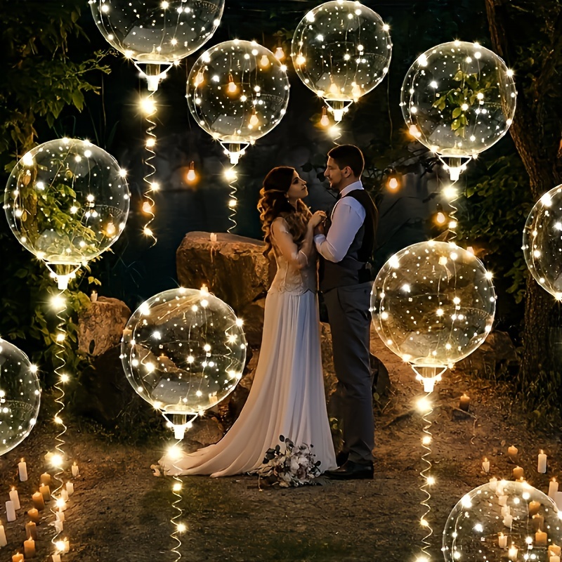 20pcs Set Bobo Balloons with L - Led Balloon Light ulasan dan harga