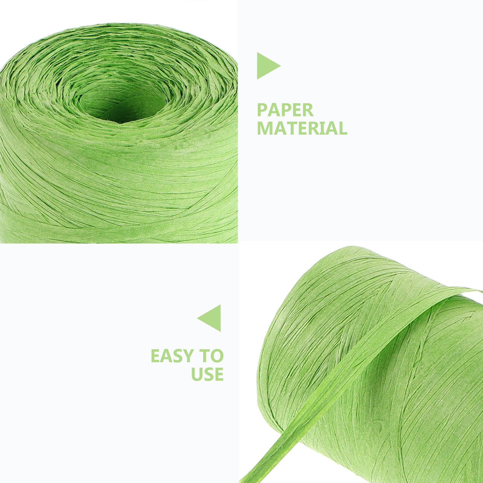 Raffia Paper Colored Flat Stri - Papercraft Supply Ribbon ulasan dan harga