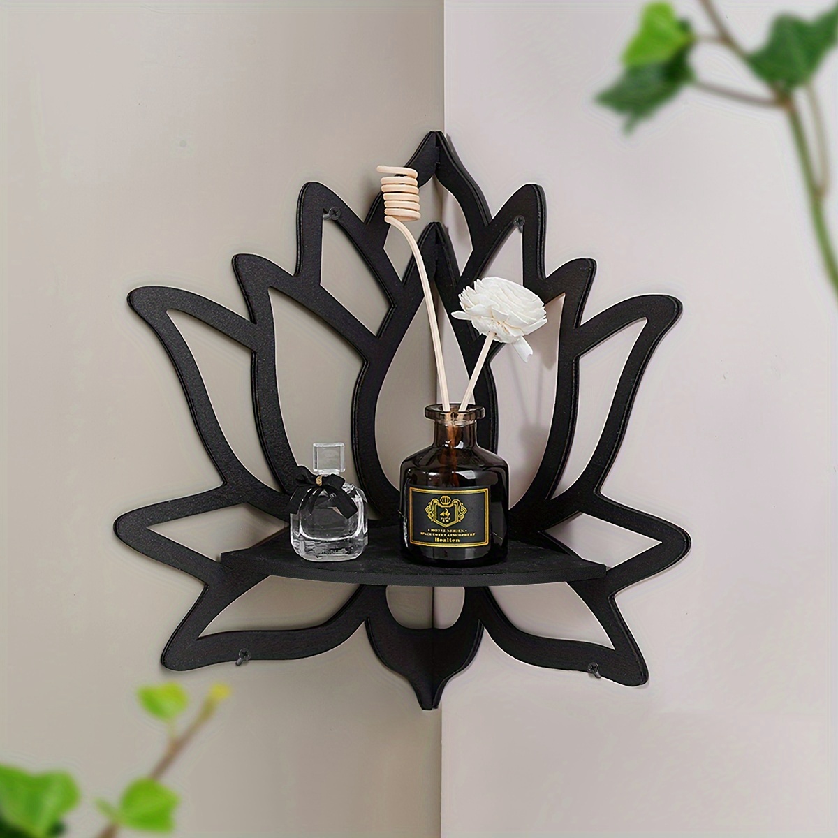 Lotus Corner Floating Shelf, H - Flower Wall Panel ulasan dan harga